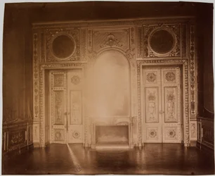 Salão, interior do Hôtel de Lauzun