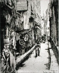Parisian street, from 