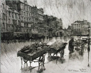 Santo Antônio, de "Du Ier au XXeme: Les Arondissements de Paris...", publicado em 1903 (gravura)