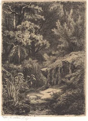Le petit ruisseau The Little Brook, publicado em 1849.