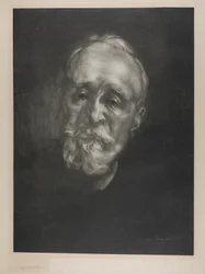 Retrato de Puvis de Chavannes