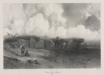 Viagens pitorescas e românticas na França antiga: Bretanha: Dolmen de Parc-ar-Colmen