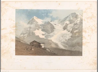 Vista de La Wengernalp
La Wengernalp (título sobre o objecto)
Vistas da Suíça e da Sabóia (título da série)
La Suisse et la Savoie (título da série sobre o objecto)