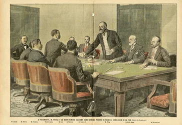 Ilustração de Eugene Damblans (1865-1945) em Le Pelerin