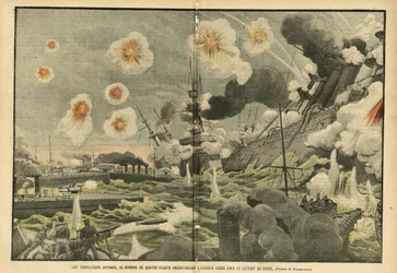 Ilustração de Eugene Damblans (1865-1945) em Le Pelerin