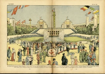 Ilustração de Eugene Damblans (1865-1945) em Le Pelerin