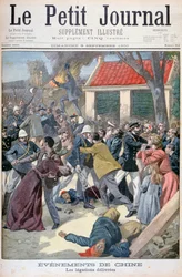 A entrega da legação, Rebelião Boxer, China, 1900