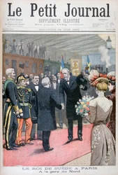 A visita do rei da Suécia a Paris, 1900.
