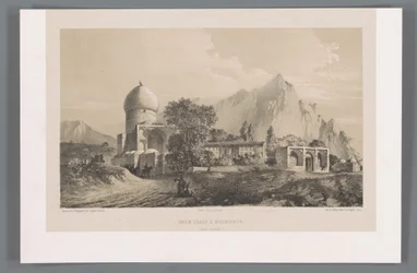 Vista de Imamzadeh Komijan no Iraque-i Ajaman
Imâm Zadeh à Koumichâh (Iraq Adjemi) (título sobre o objecto)
Paisagens persas (título da série)
Perse moderne (título da série)