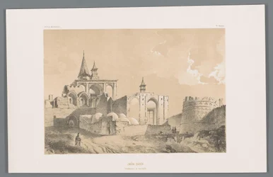 Túmulo de Imamzadeh em Kashan Imâm zadeh (tombeau a Kachân) (título no objeto) Paisagens persas (título da série) Perse moderna (título da série)