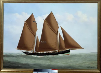 O Dundee - Santo António de Pádua. Pintura de Eugene Margueritte-Grandin dit Eugene Grandin (1833-1916)