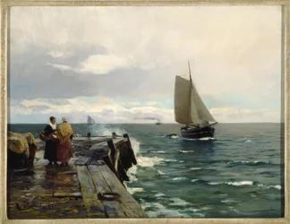 E.Dücker, na costa do Báltico