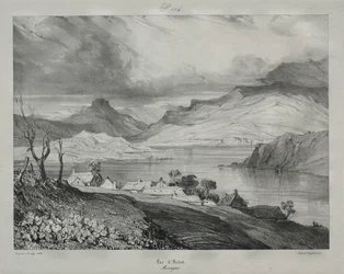 Auvergne: Lac dAidat, Auvergne, 1831.