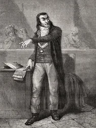 Antoine Quentin Fouquier-Tinville (1746-95), gravado por Blanpain