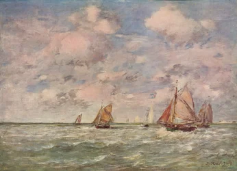 Uma vista do mar, c1850