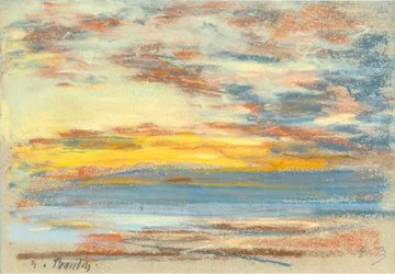Litoral e céu, c. 1890