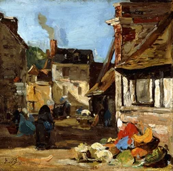 Honfleur, mercado de Saint-Catherine, 1867-1870