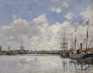 Le Havre, o porto, 1884