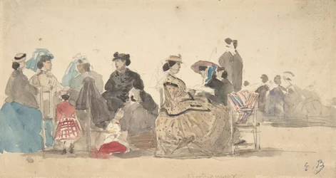 Na Praia, 1865.