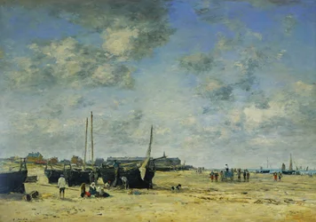 A praia de Berck; Praia de Berck, 1878