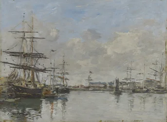 O porto de Le Havre, c.1885-90