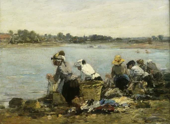 Lavadeiras no Torque; Les Lavandieres à la Touque,