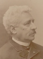 Retrato do Compositor Olivier Métra 1830-1889, década de 1870.
