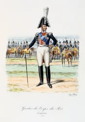 Guarda-costas do rei, capitão, 1814