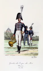 Guarda-costas do rei, músico, 1820-30
