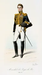 Marechal-des-Logis du Roi, 1814-30