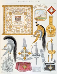 Mosqueteiros da Guarda Real, Insígnias