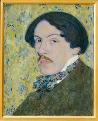 Portrait du peintre Leopold Gottlieb - Retrato do pintor Leopold Gottlieb ...