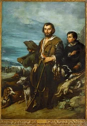 O Caçador (pintura sobre tela)