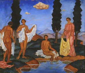 Banhistas, 1910