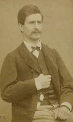 Retrato de Rossel Louis, (conhecido como Randal), (1844-1871), (oficial, membro da Comuna, fuzilado)