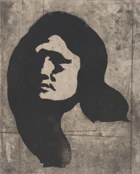 Cabeça de uma mulher, c. 1904.