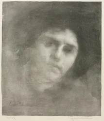 Madame Eugène Carrière prato grande, 1893.
