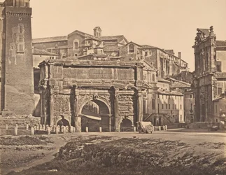 Arco de Septímio Severo, 1848-52.