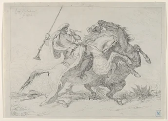 Confronto de cavaleiros mouros, 1834.