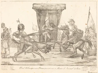Duelo polêmico, 1821.