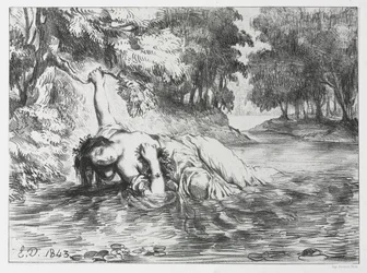Hamlet: A Morte de Ofélia, 1843.