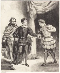 Hamlet e Guildenstern Act III, Cena II, 1834-1843.