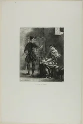 Hamlet e Ofélia, prato 5 de Hamlet
