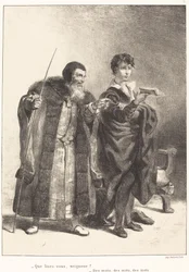 Polônio e Hamlet (Ato II, Cena II)