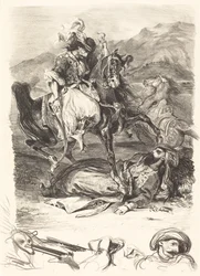 A Batalha do Giaour e do Paxá (Combat du Giaour et du Pacha)