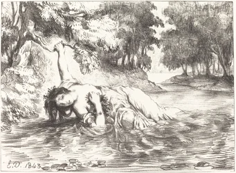 A Morte de Ofélia (Ato IV, Cena VII)