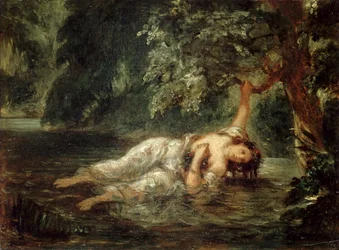 A Morte de Ofélia, 1853.