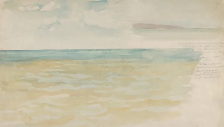 O Mar em Dieppe, c. 1852-54.