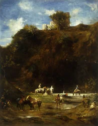Árabes descansando, 1874