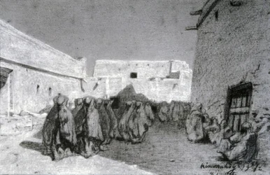 Procissão numa aldeia do Sahel